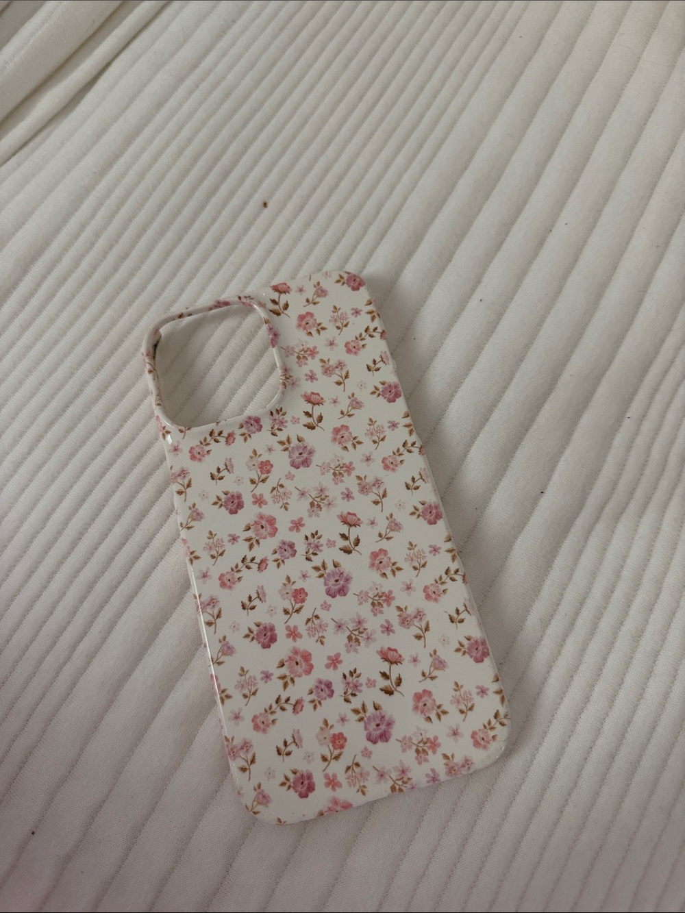 Floral Pink Rose Print Phone Case 13 pro max